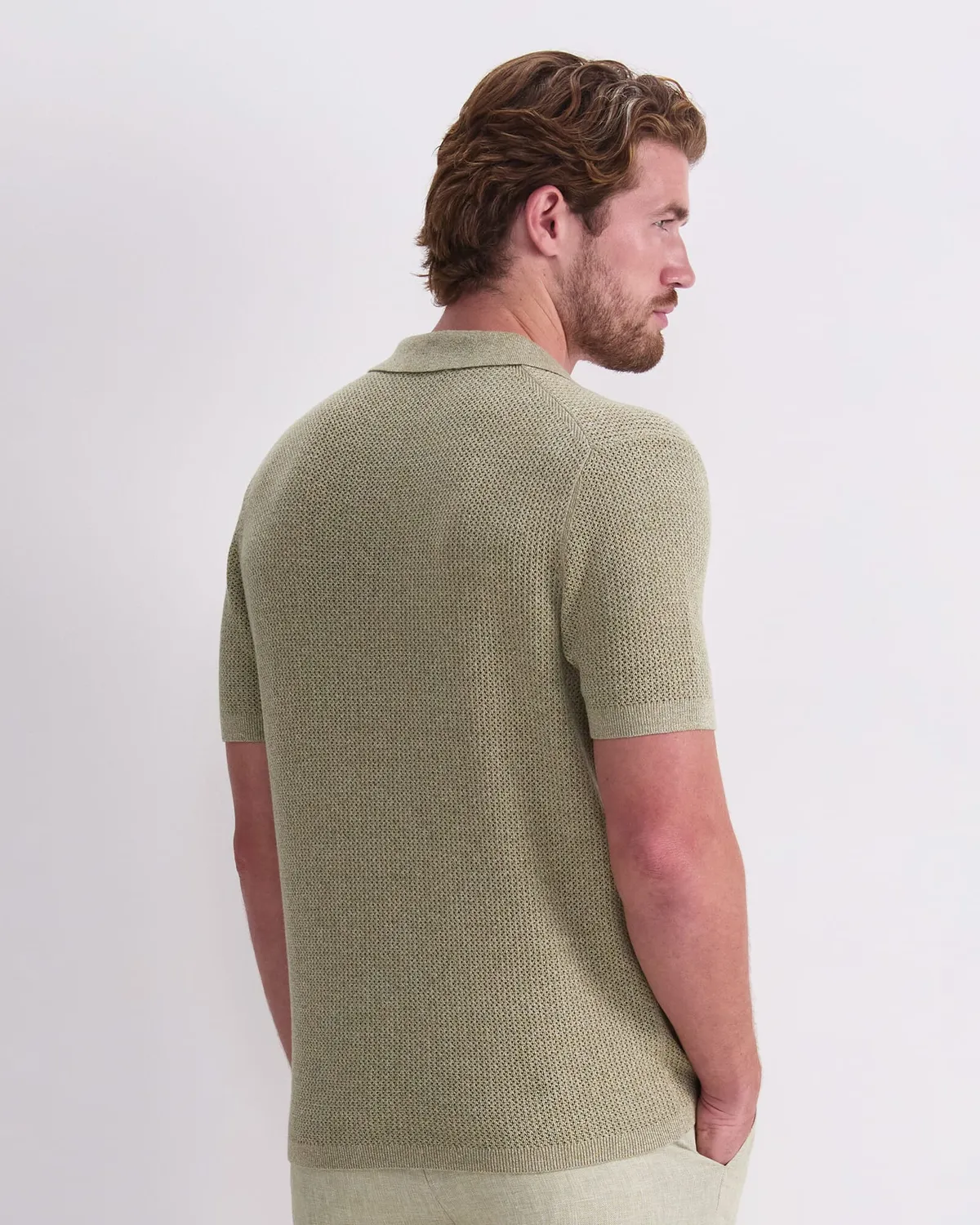Sportscraft Arlo polo maille coton homme ajouré