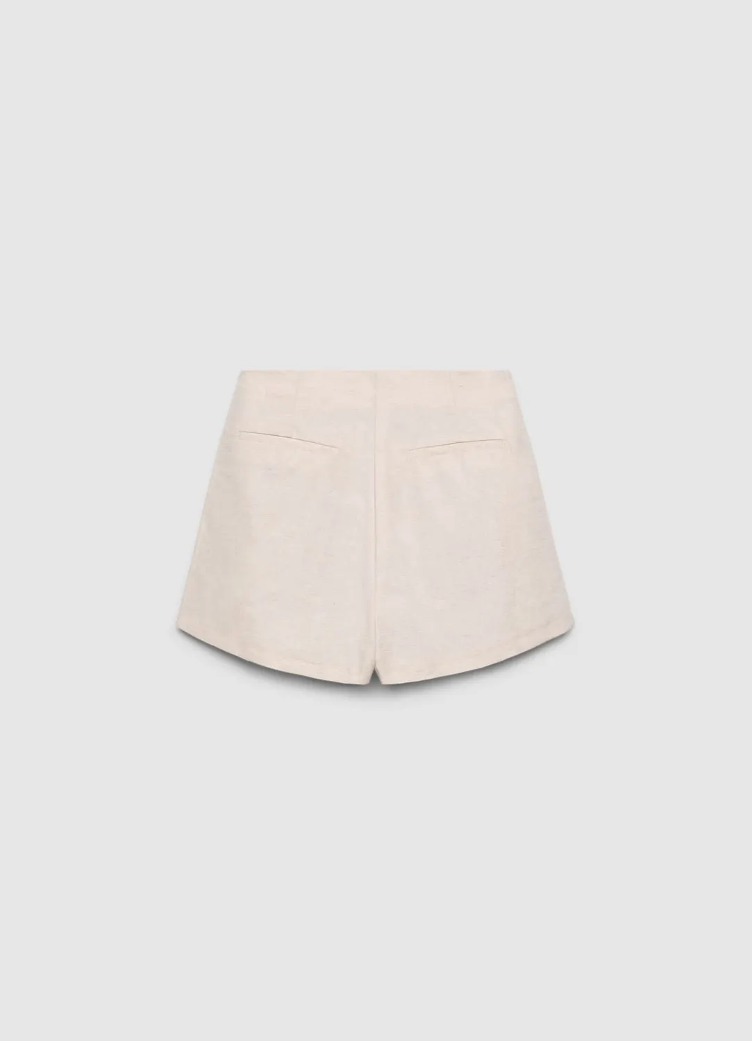 Calliope jupe-short portefeuille femme fente