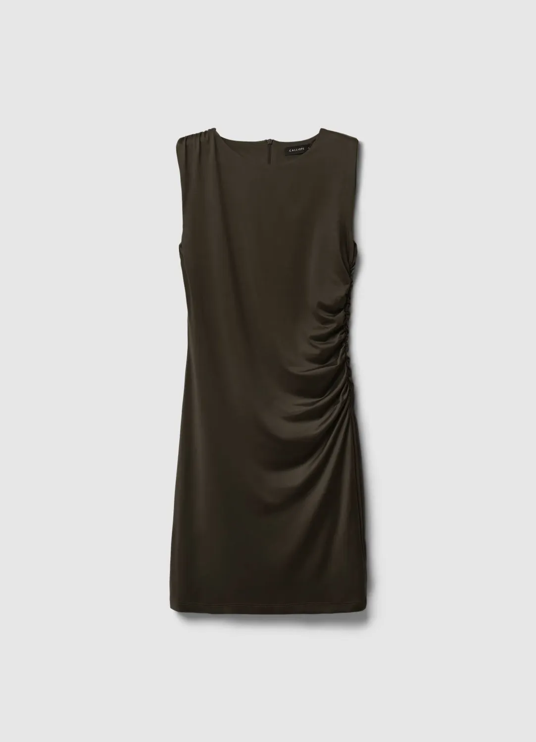 Calliope froncer minirobe femme stretch uni