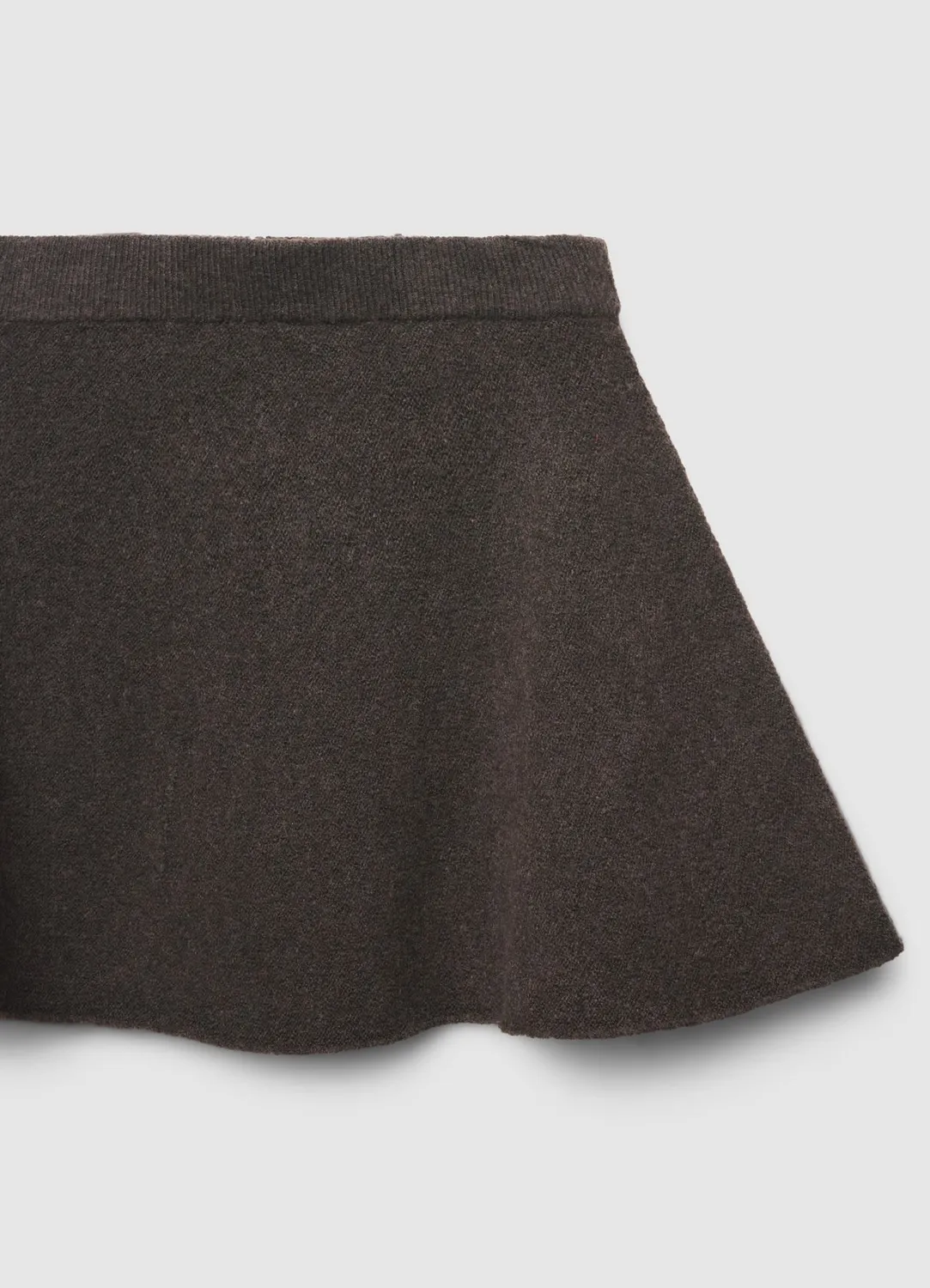 Calliope minijupe évasée maille femme taille élastique