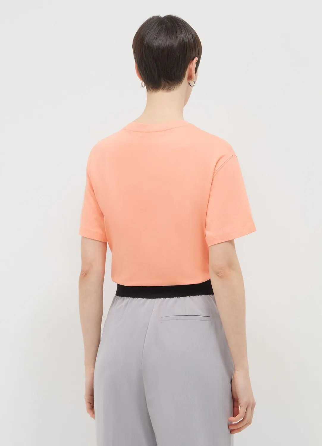 Calliope T-shirt col rond femme coton uni