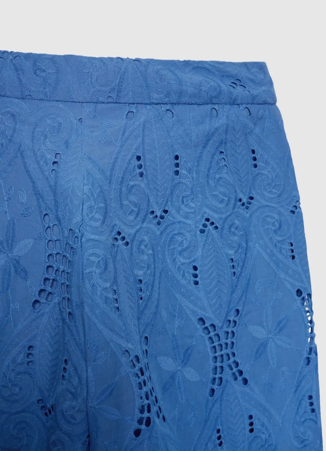 Calliope Pantalon culotte sangallo femme brodé