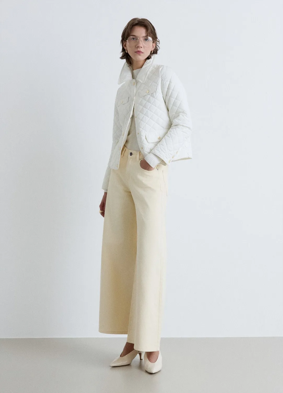 Calliope Veste matelassée losanges femme unie