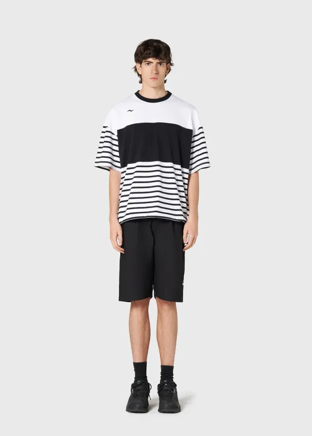 Saint James Villeroki x Avnier t-shirt blanc/noir coton