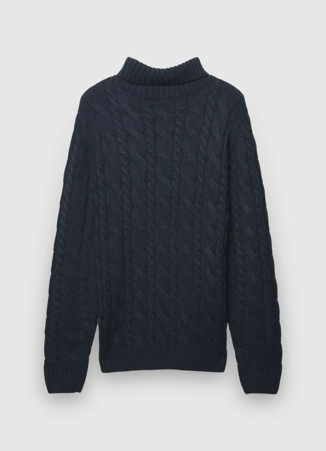 Calliope pull col roulé torsades homme chaud