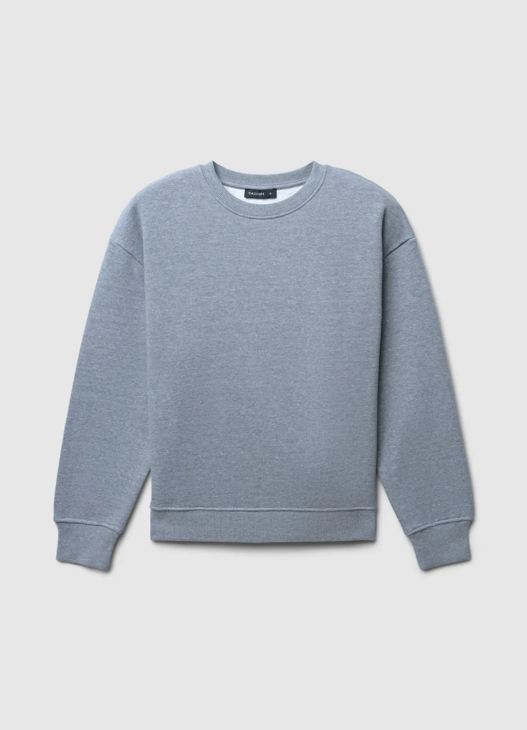 Calliope sweat femme col rond uni effet luminescent
