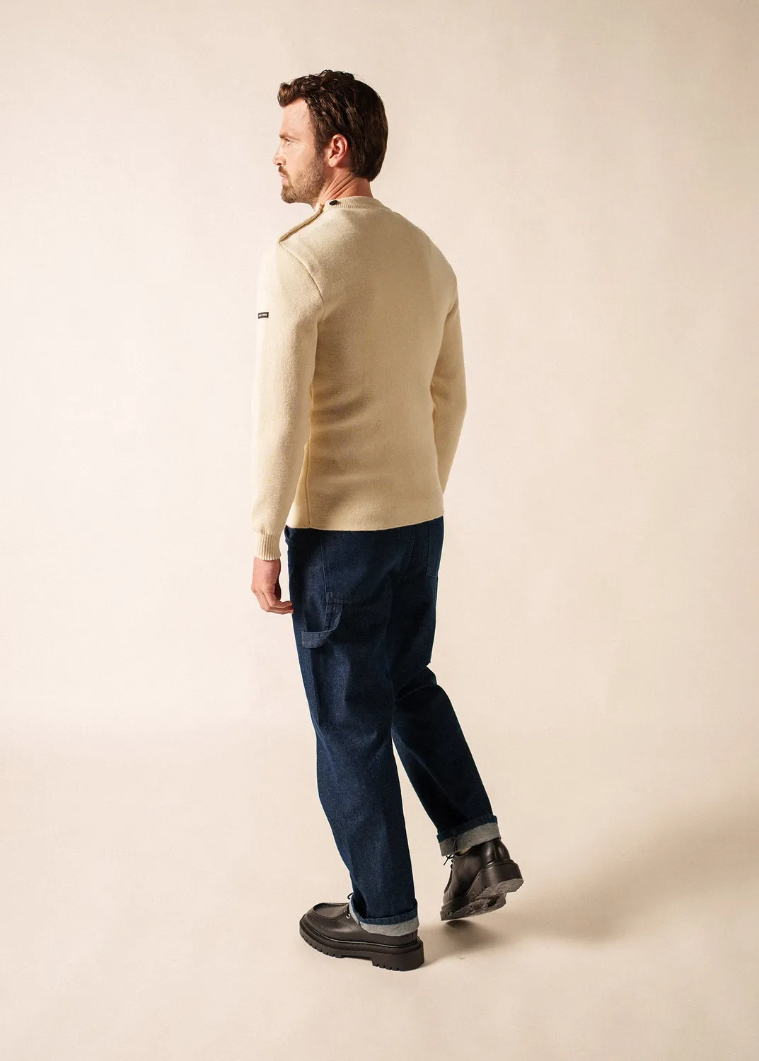 Saint James Matelot pull marin écru pure laine