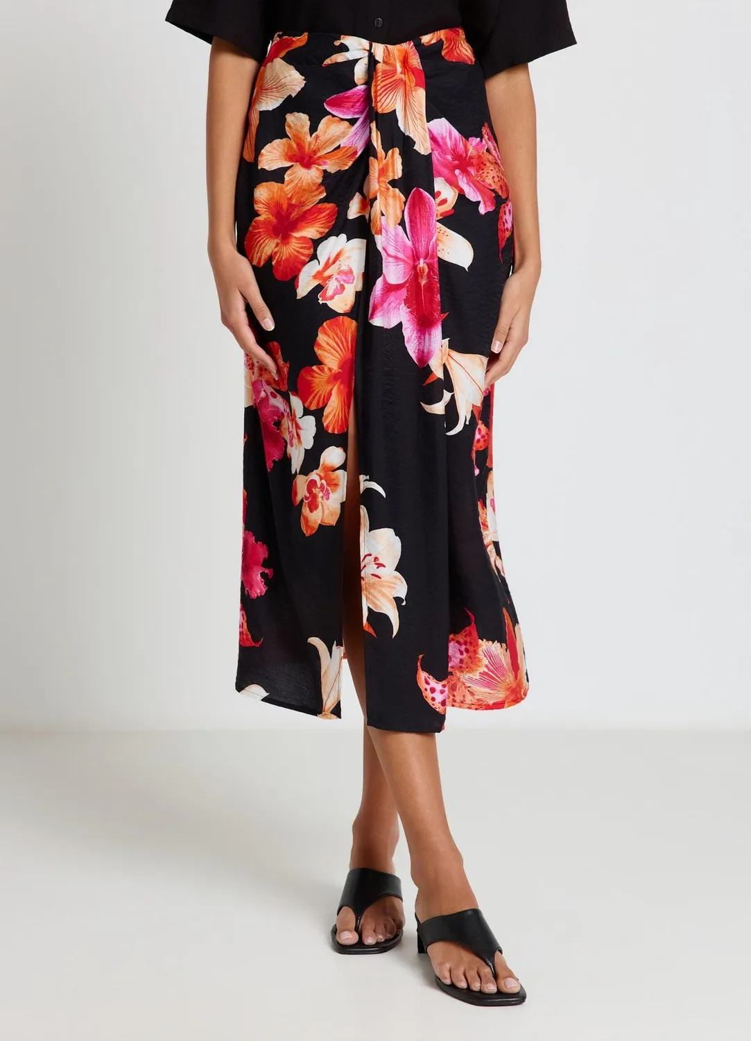 Calliope jupe pareo femme imprime fleuri