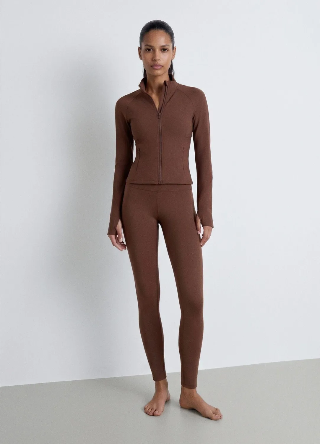 Calliope sweat zippé femme col montant sport