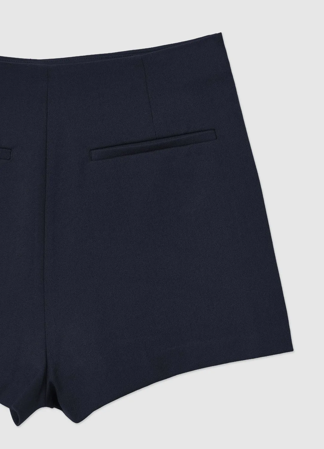 Calliope jupe-short fente latérale femme unie