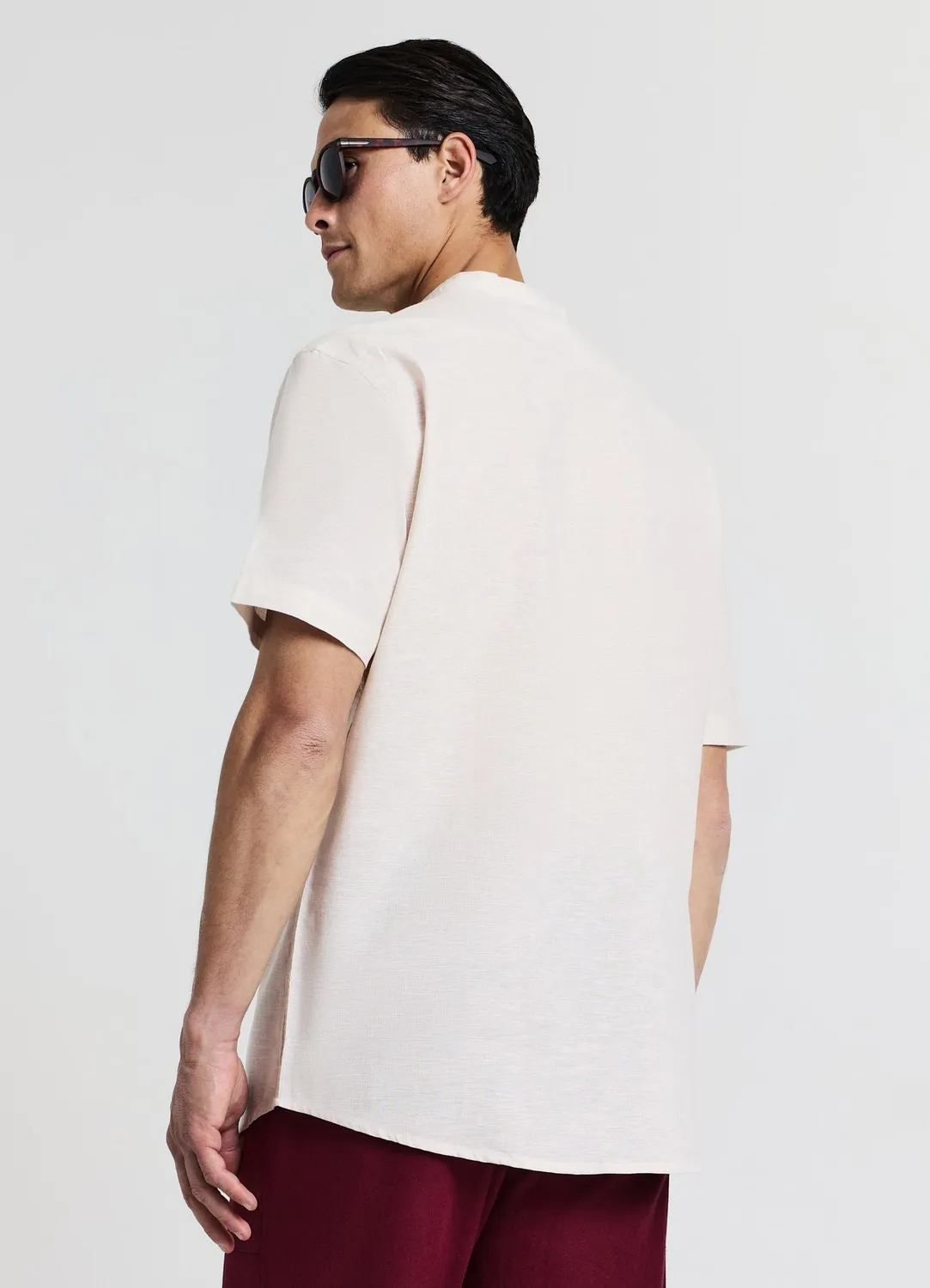 Calliope Chemise Coréenne homme chemise coton lin
