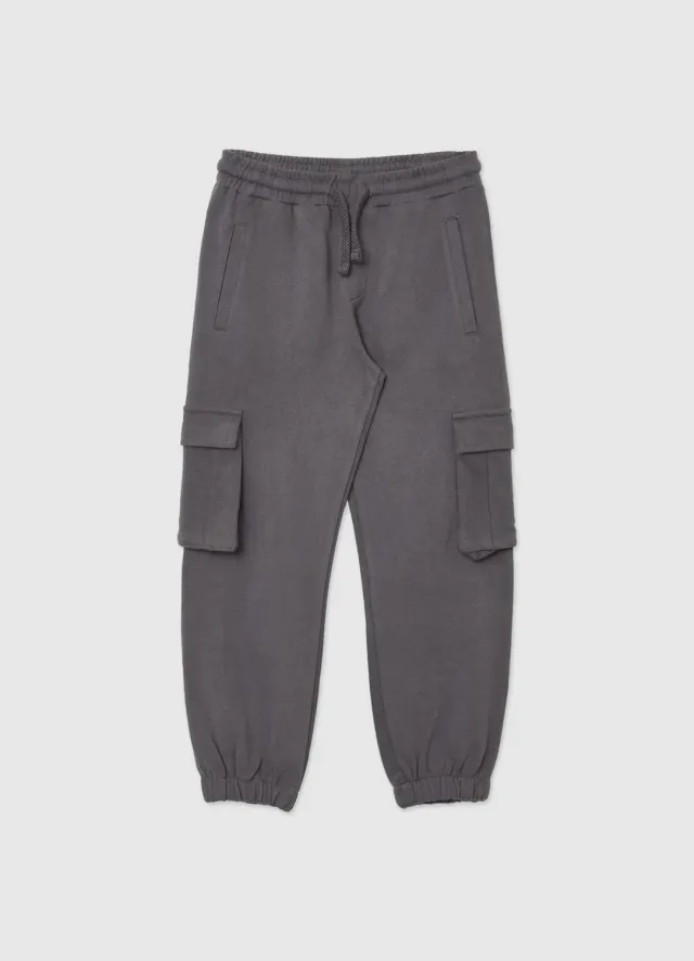 Calliope pantalon cargo garçon poches à rabat