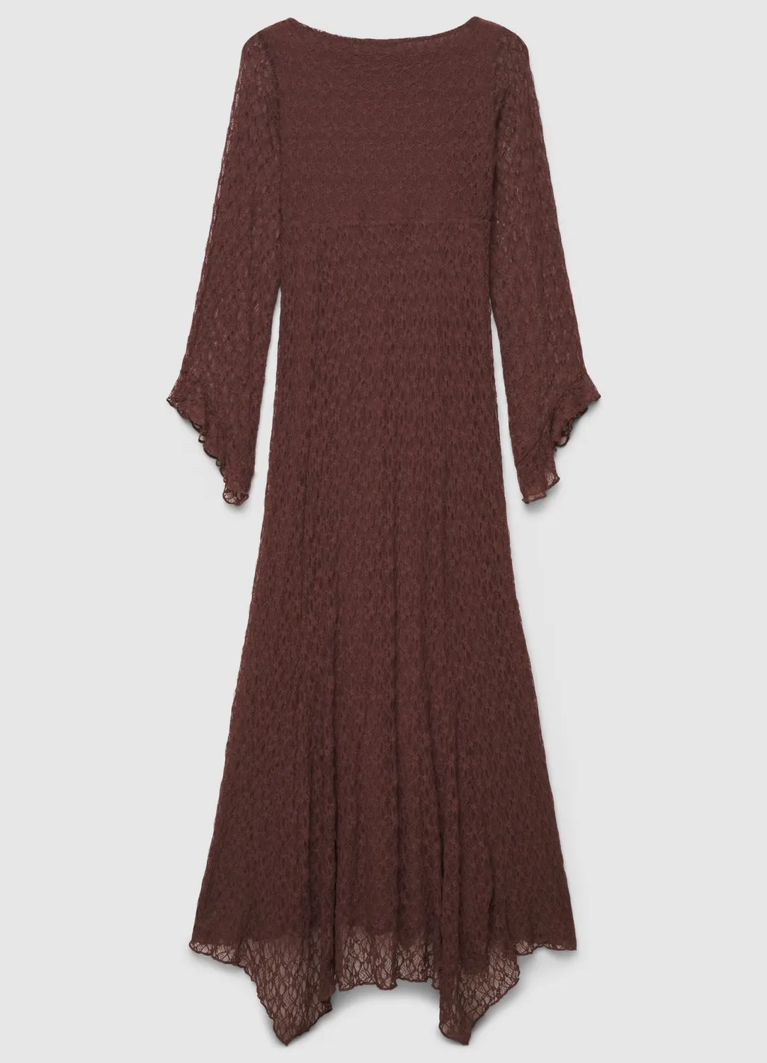 Calliope robe longue femme dentelle col V