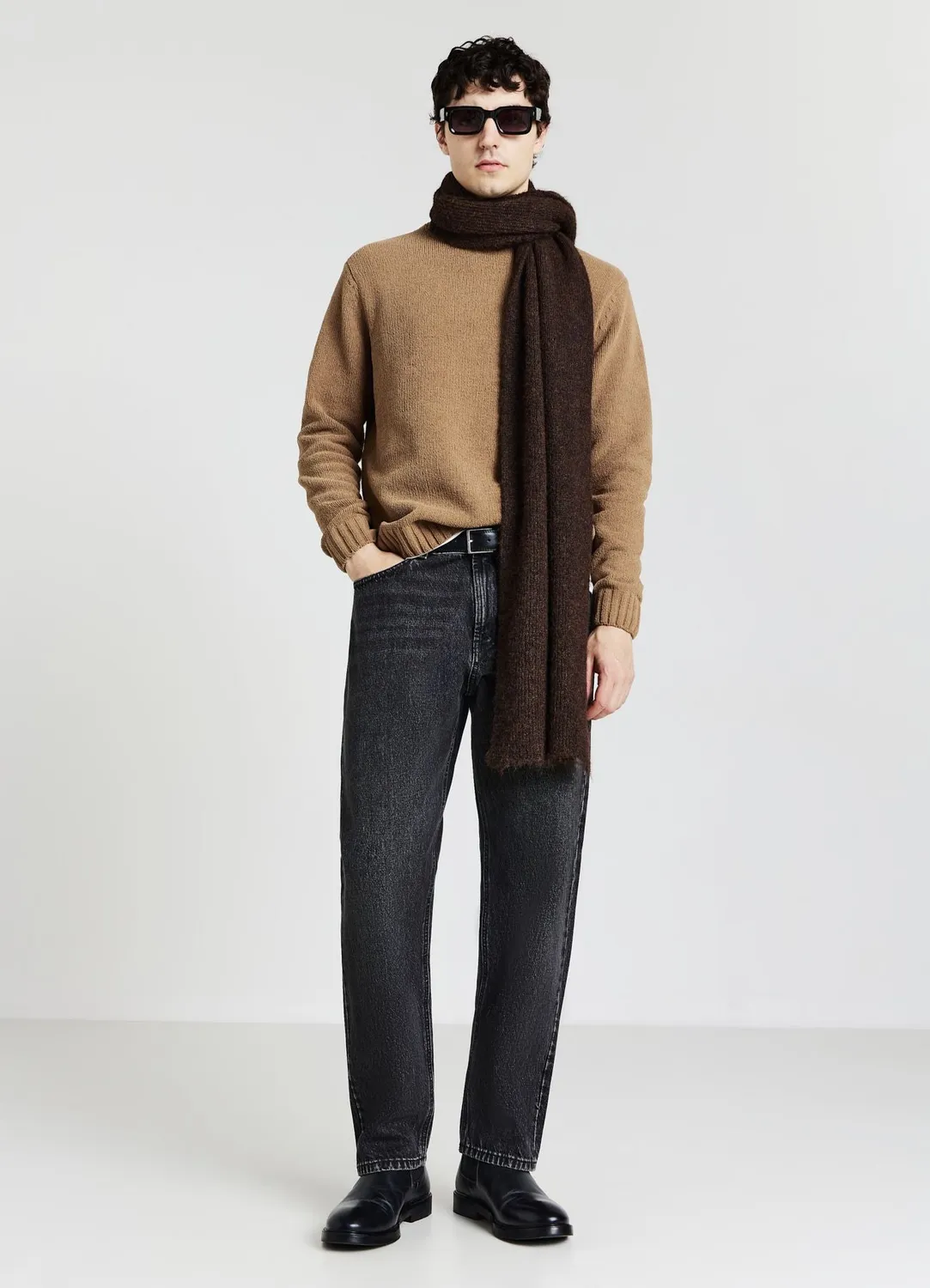 Calliope pull homme col rond chenille regular