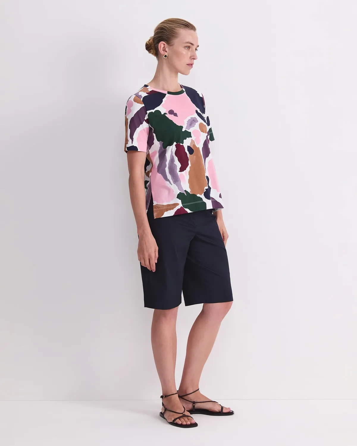 Sportscraft Leah Mercerised tee coton imprimé femme