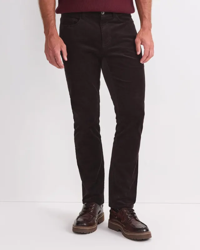 Sportscraft Hudson Cord pantalon velours homme coupe slim
