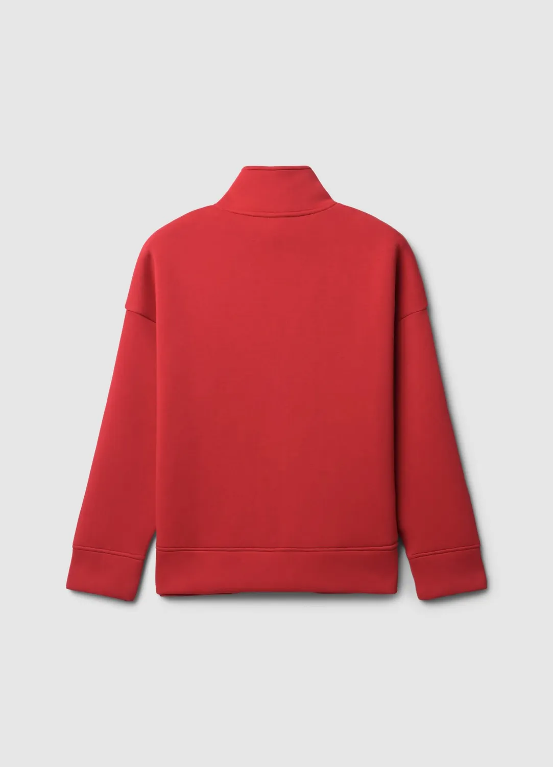 Calliope sweat zippé femme col montant coupe droite
