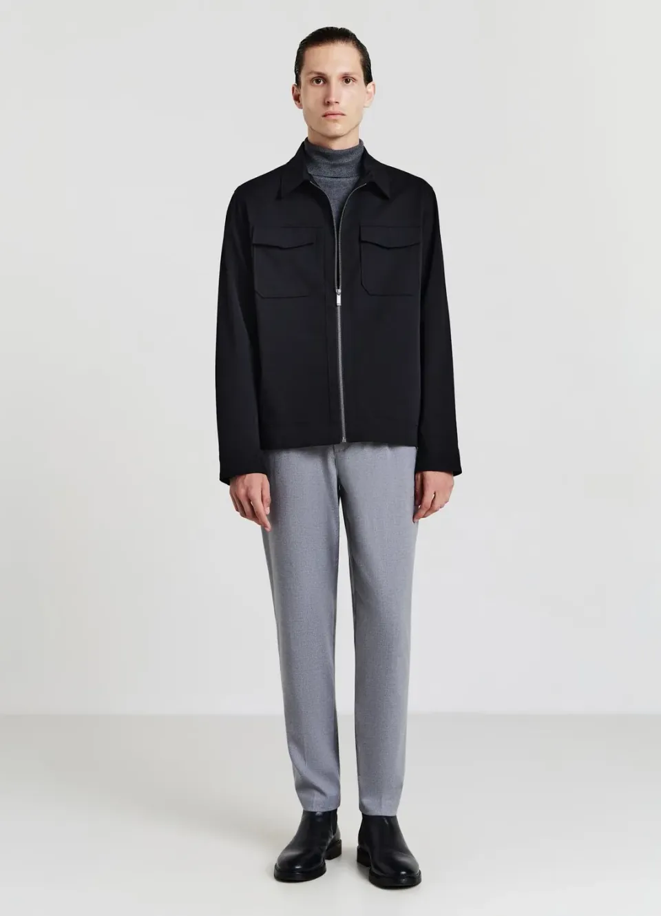 Calliope veste légère zip homme poches poitrine