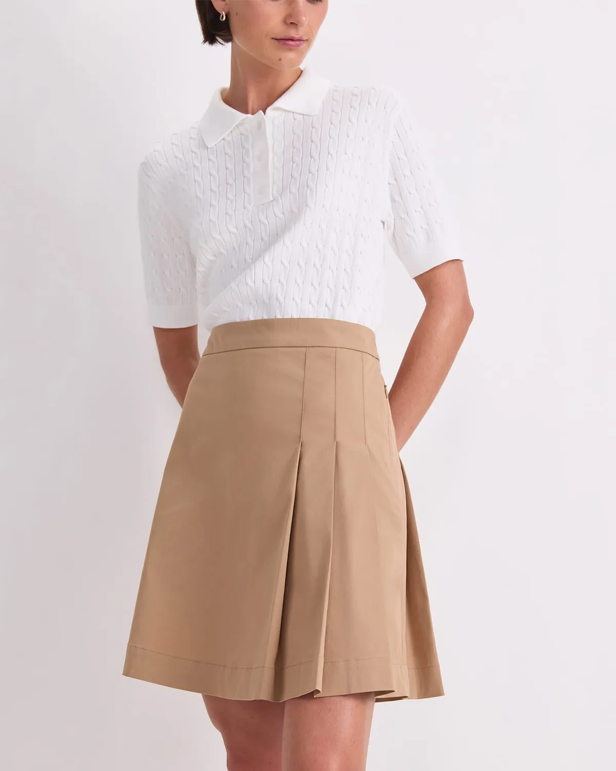 SPORTSCRAFT Evie Mini Skirt mini jupe plissée coton