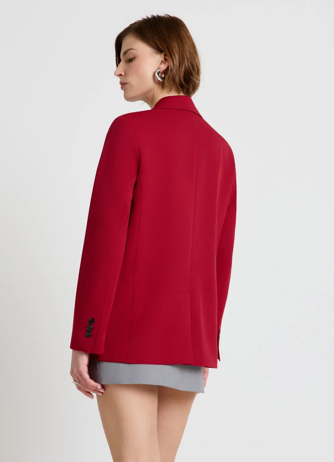 Calliope blazer 1 bouton femme coupe regular unie