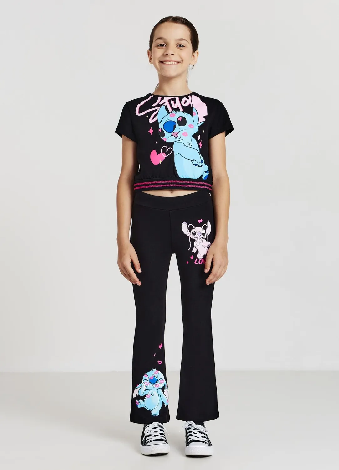 Calliope Leggings long Stitch fille pattes évasées