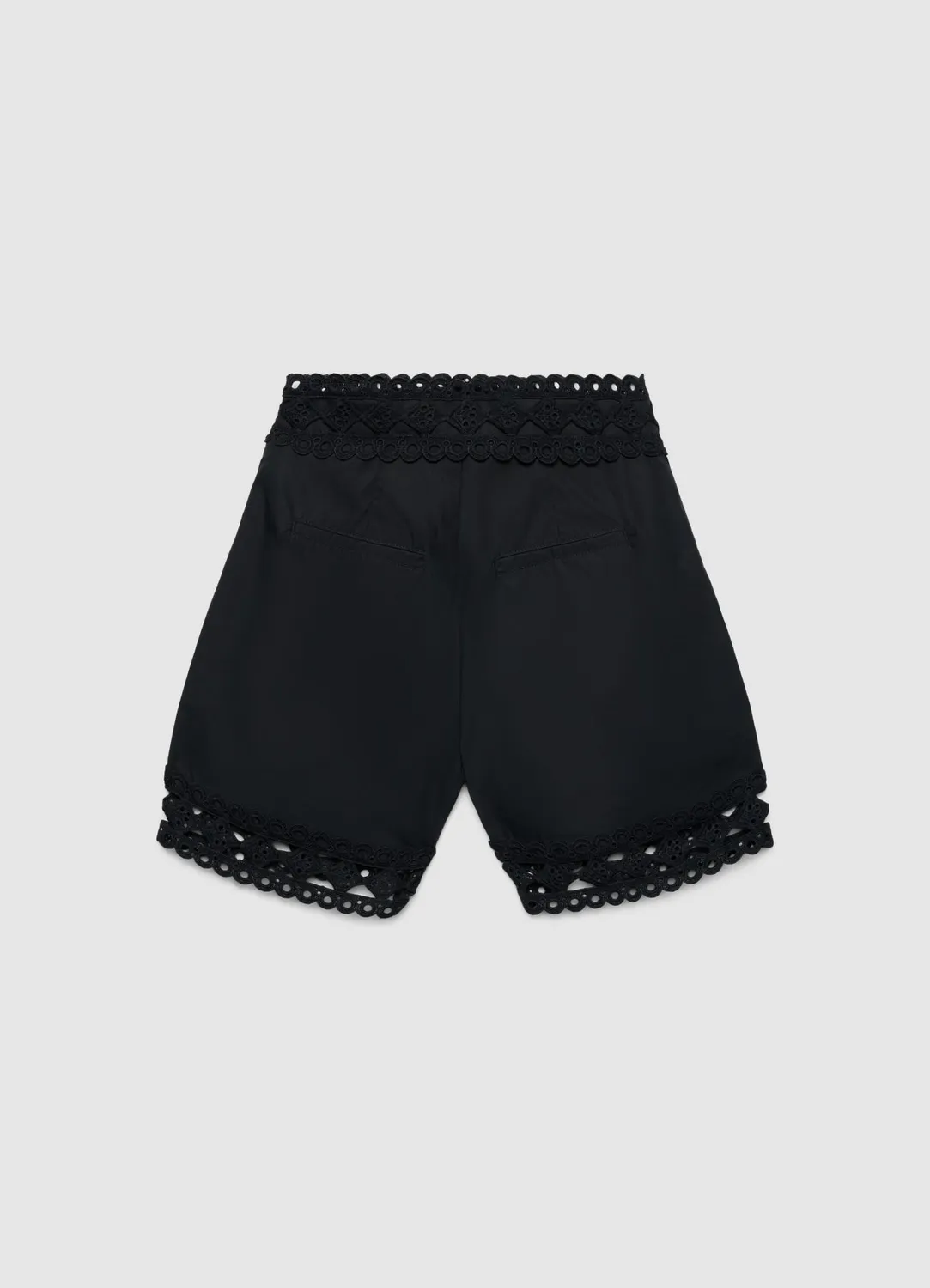 Calliope short taille haute short femme broderie