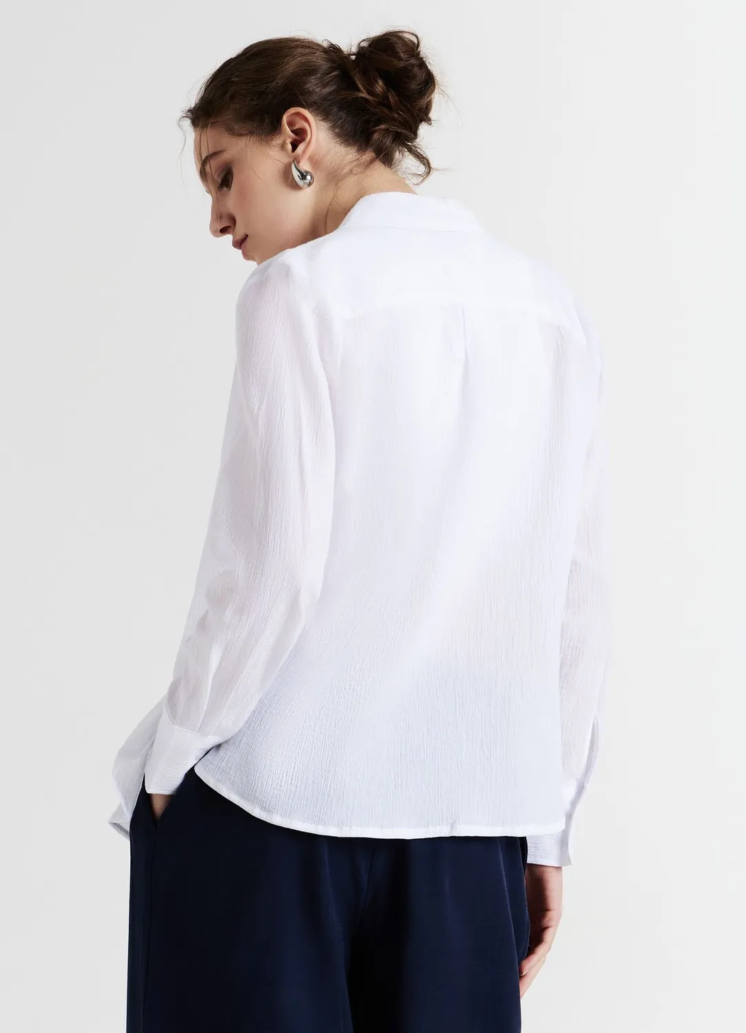 Calliope chemise classique coton femme manches longues