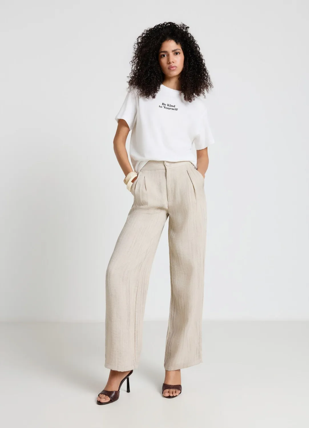 Calliope t-shirt femme inscription dos coton