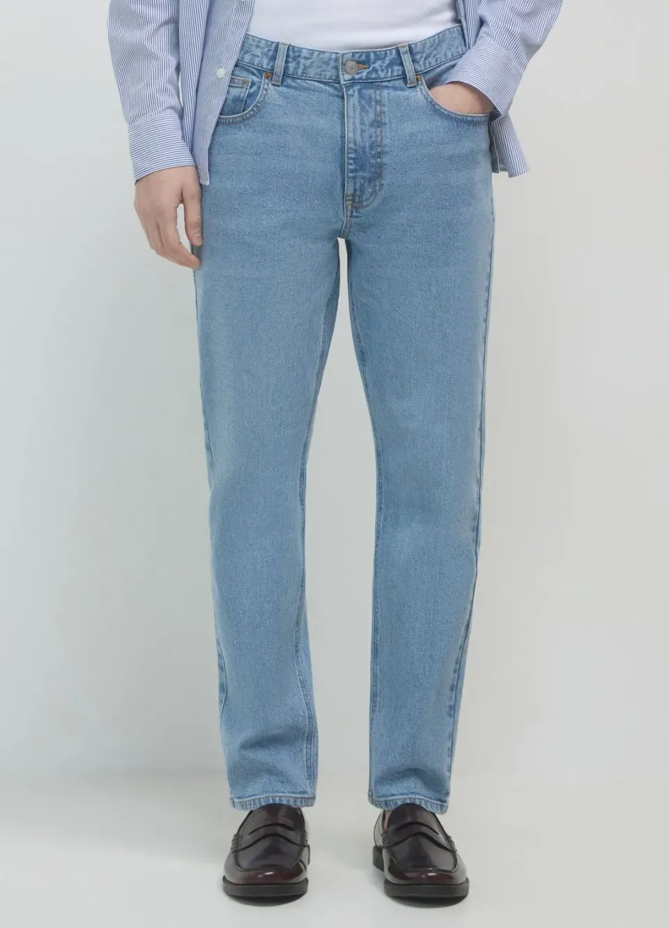 Calliope jean slim fit homme 5 poches bouton