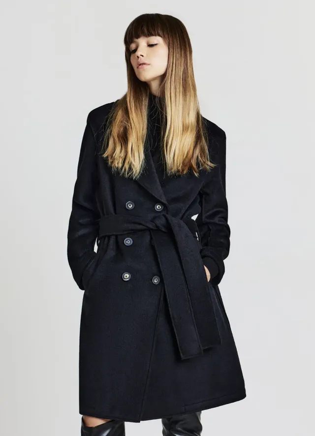 Calliope trench manteau double boutonnage ceinture