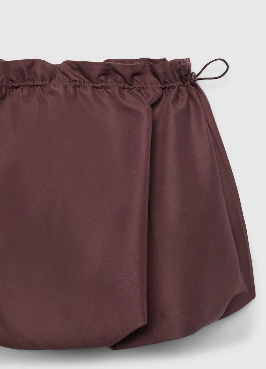 Calliope jupe-culotte ballon unie femme taille haute