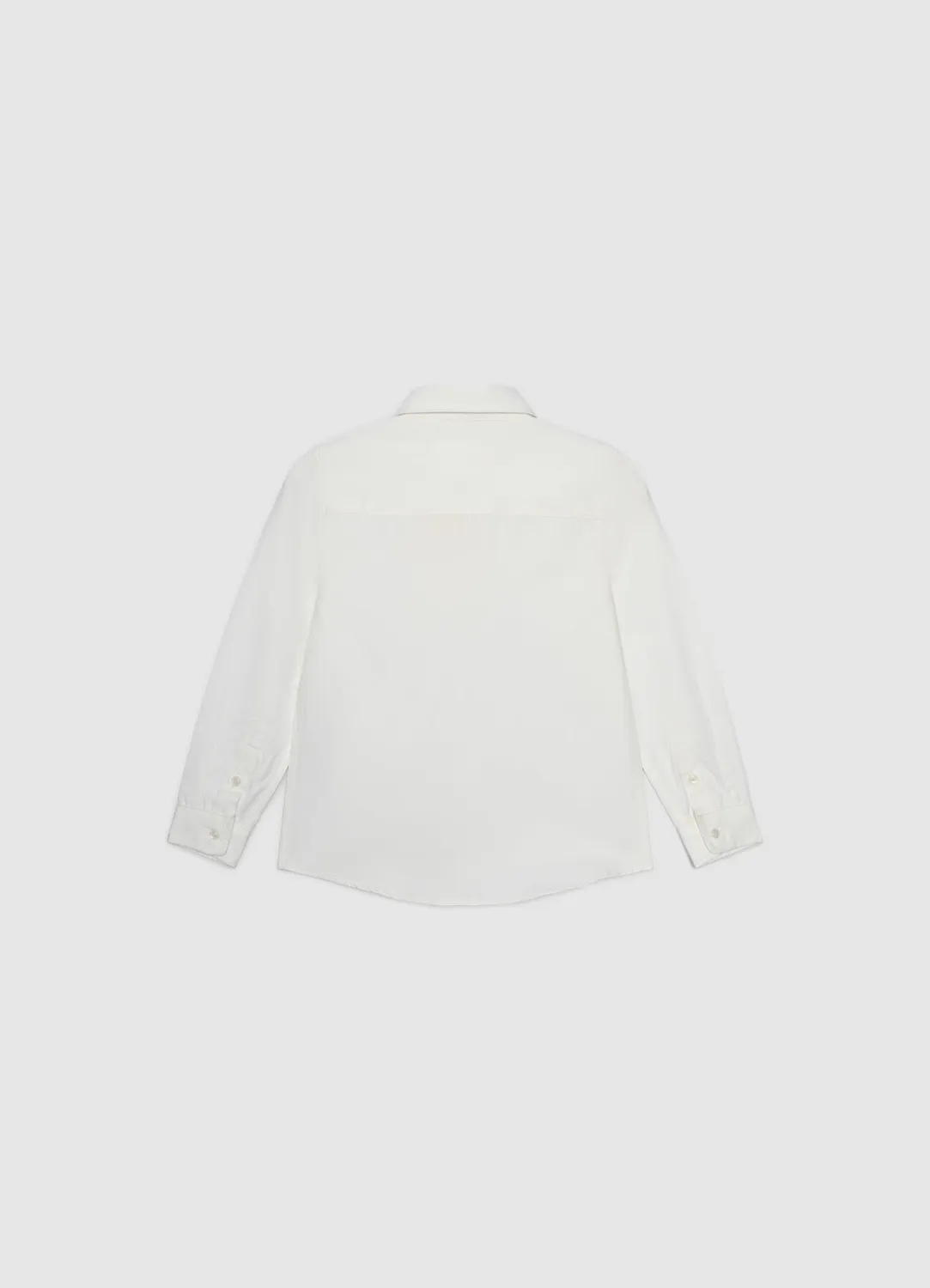 Calliope chemise manches longues garçon unie école