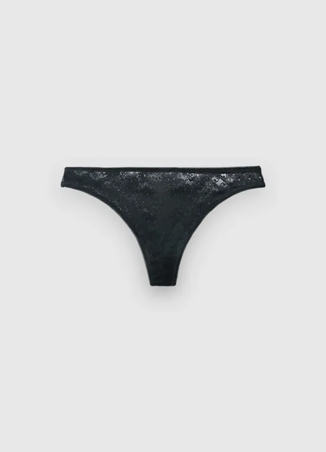 Calliope Brasiliana lot 3 slips brésiliens dentelle femme