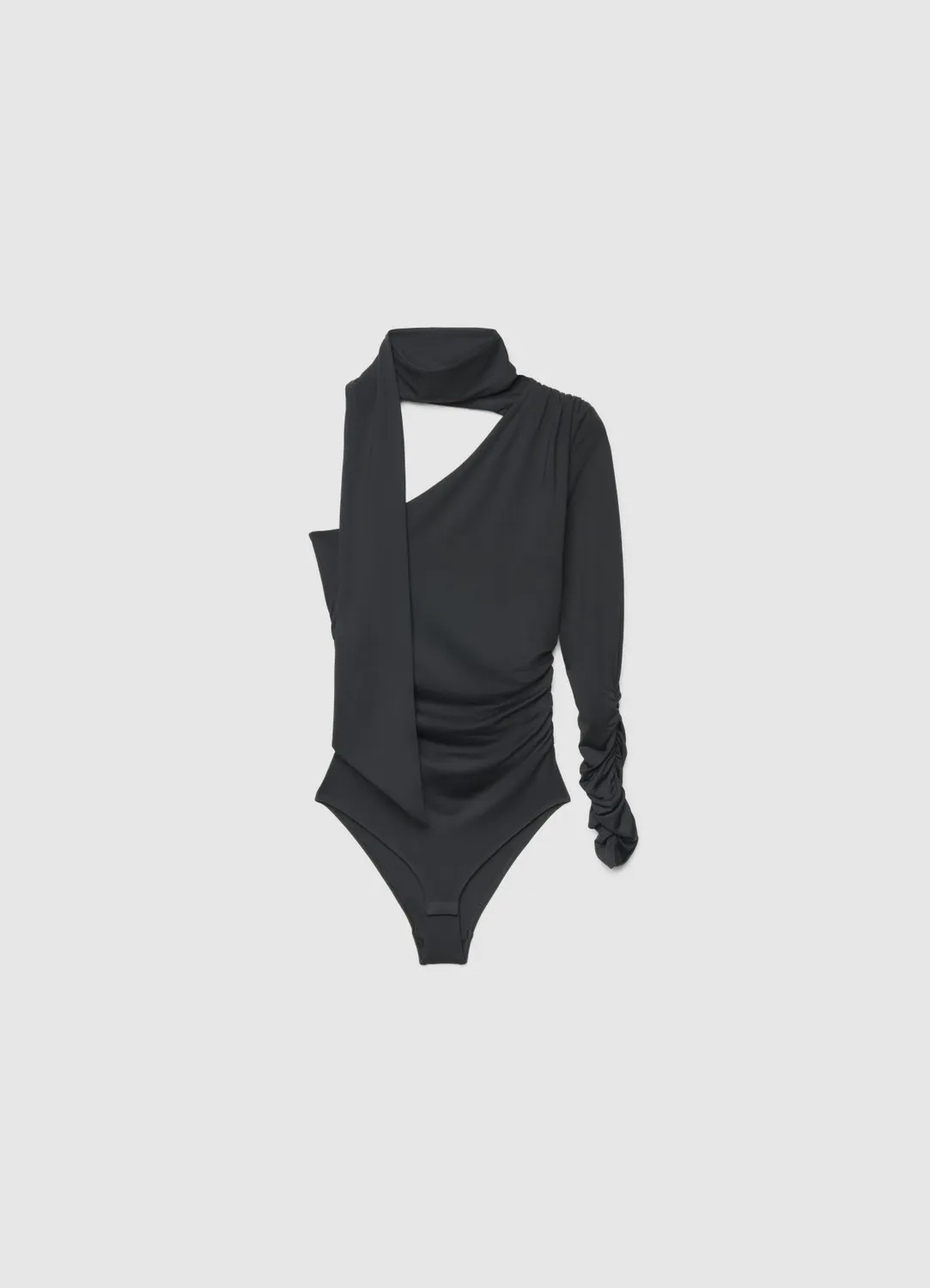 Calliope Body monospalla body asymétrique femme soirée