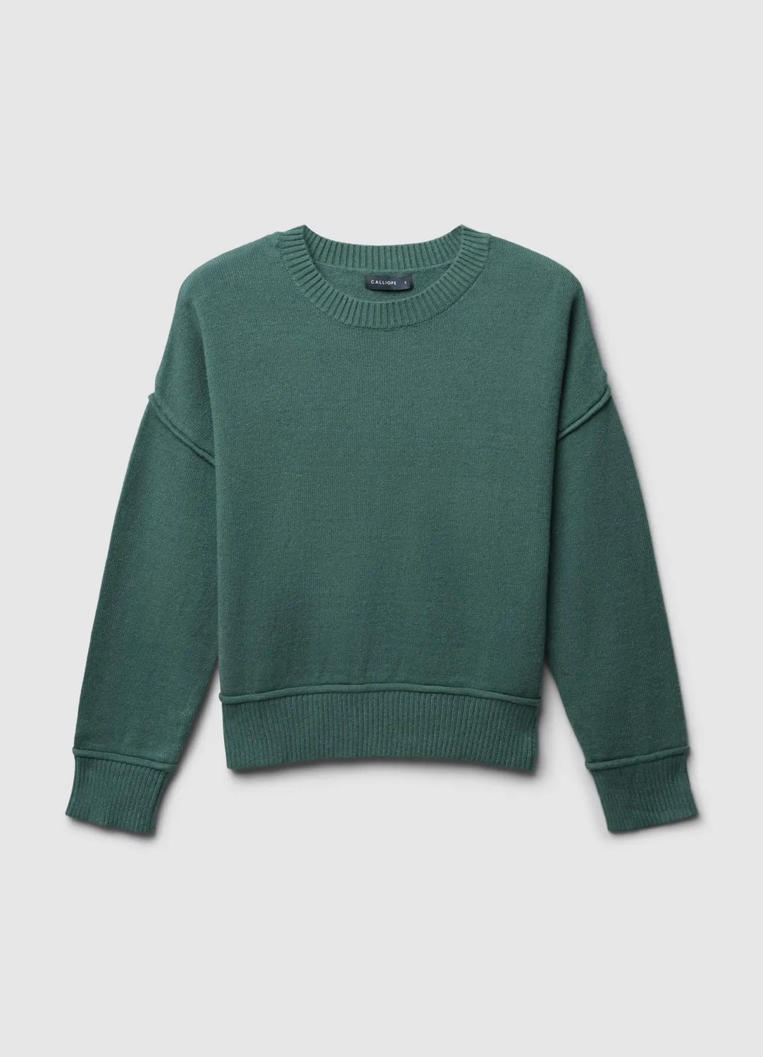 Calliope Pull col rond coupe brute femme manches longues