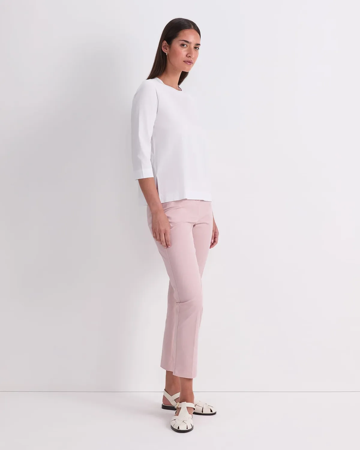 Sportscraft Mercerised Cotton Three Quarter Sleeve Tee t-shirt manches 3/4