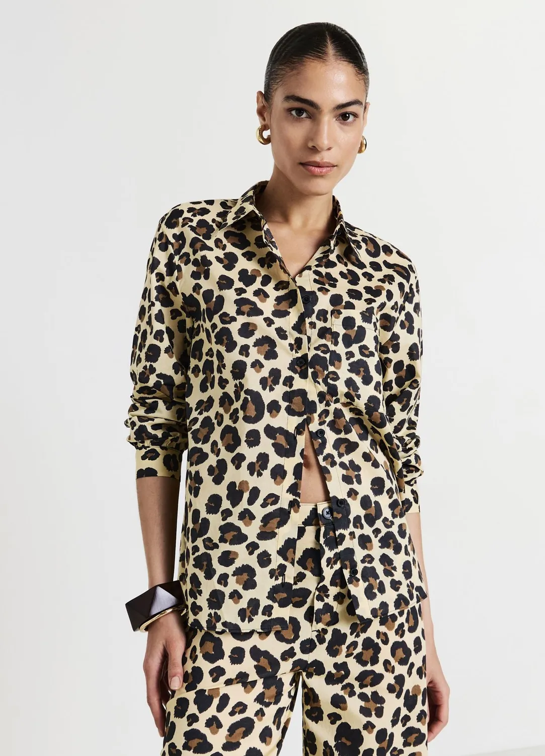 Calliope chemise animalier femme coton