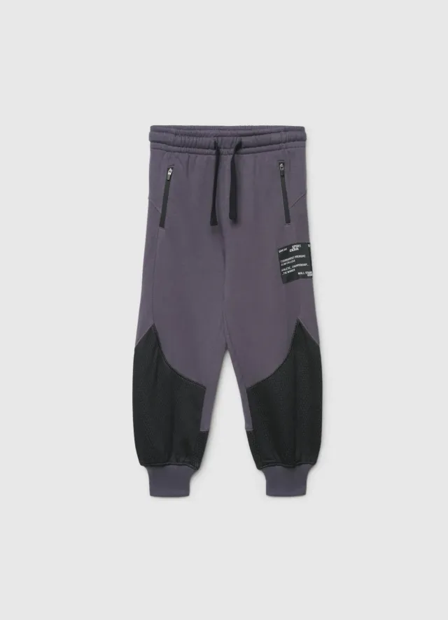 Calliope pantalon jogger garçon cordon poches zippées