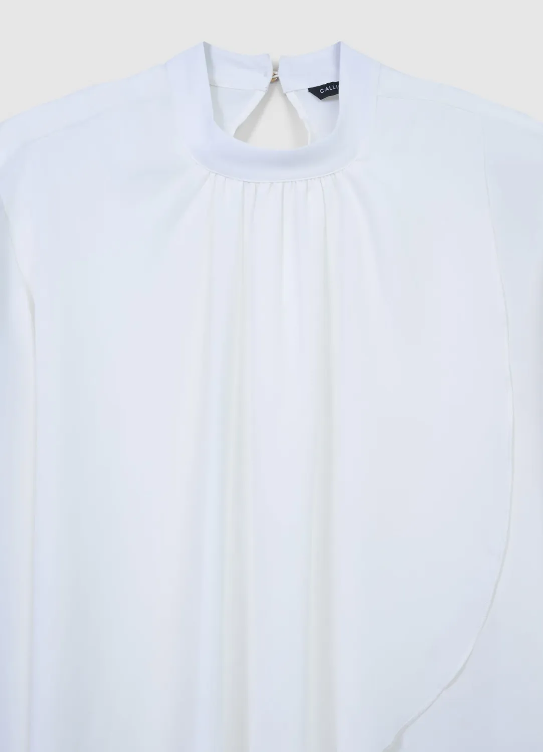 Calliope blouse à volants manches longues femme