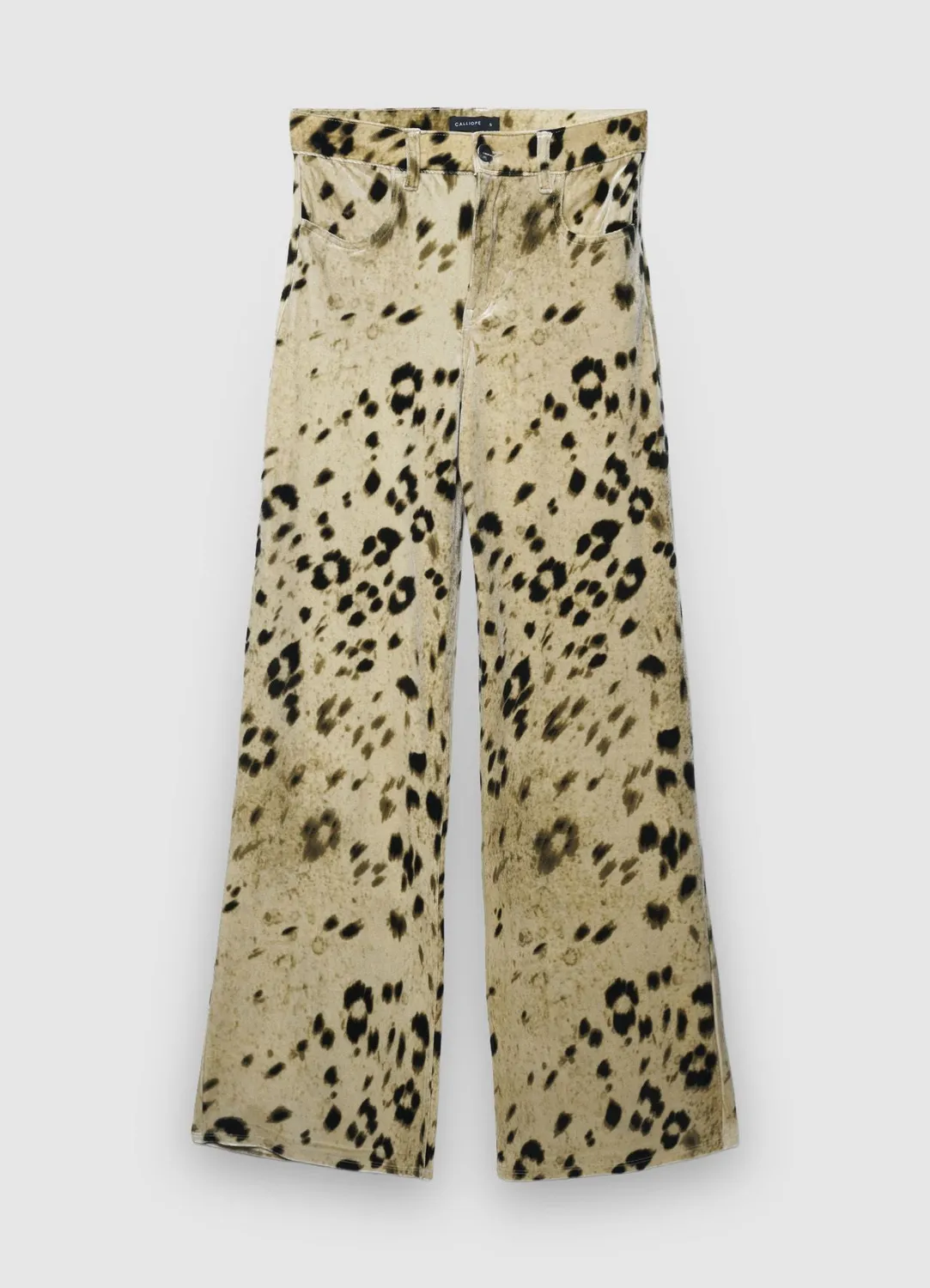 Calliope Straight pantalon femme animalier