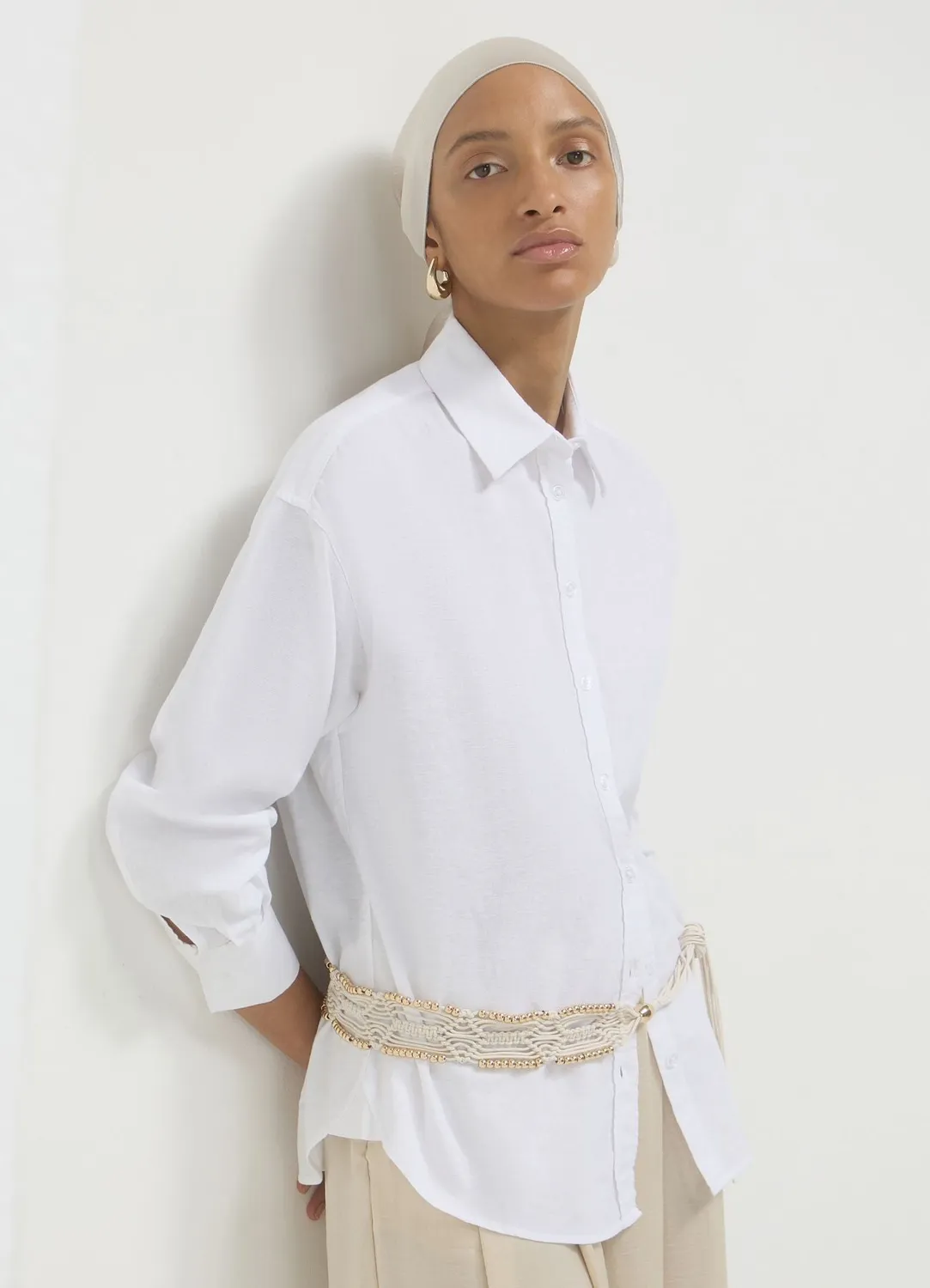 Calliope chemise lin femme manches longues regular