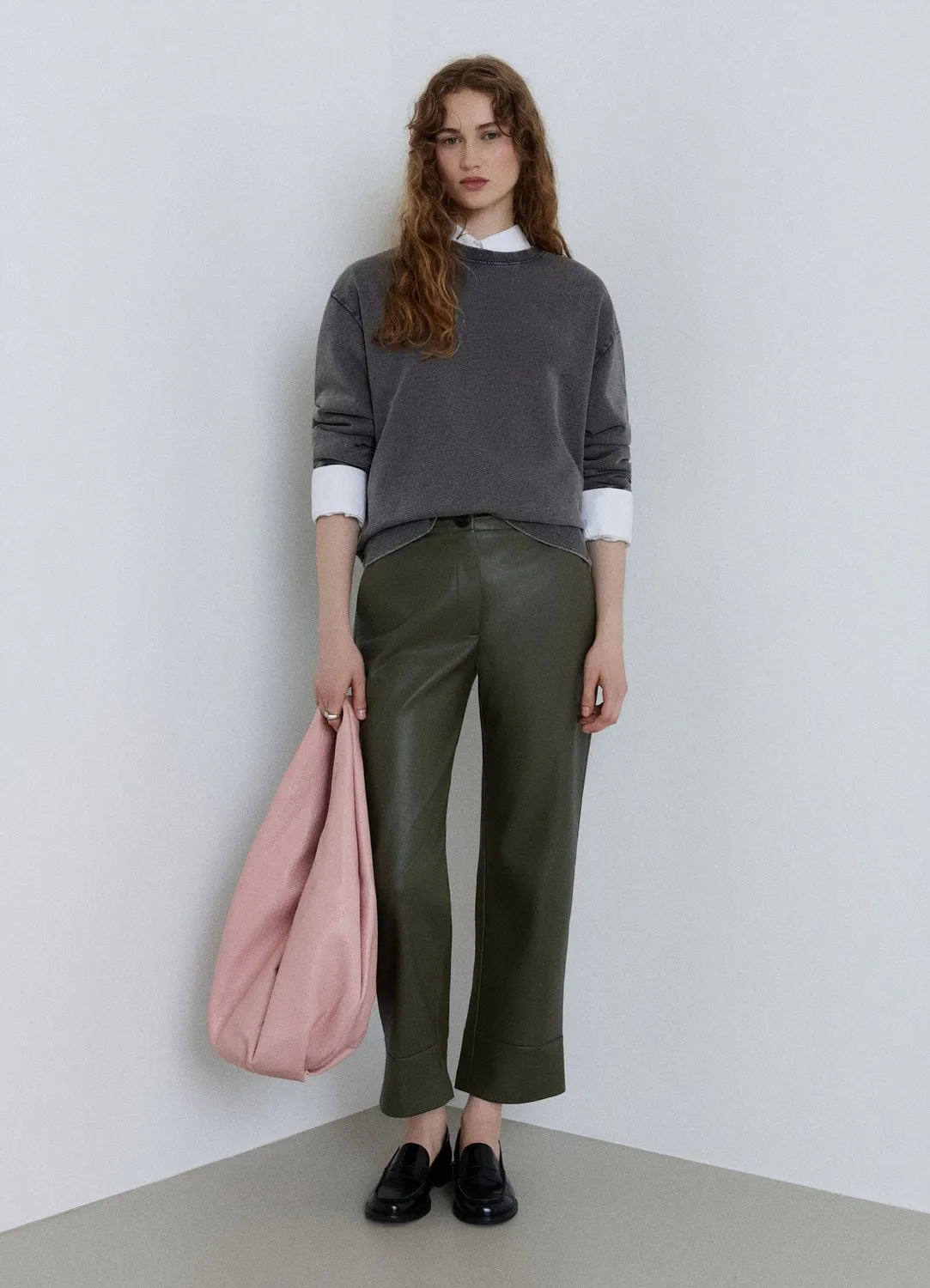 Calliope sweat col rond femme uni oversize