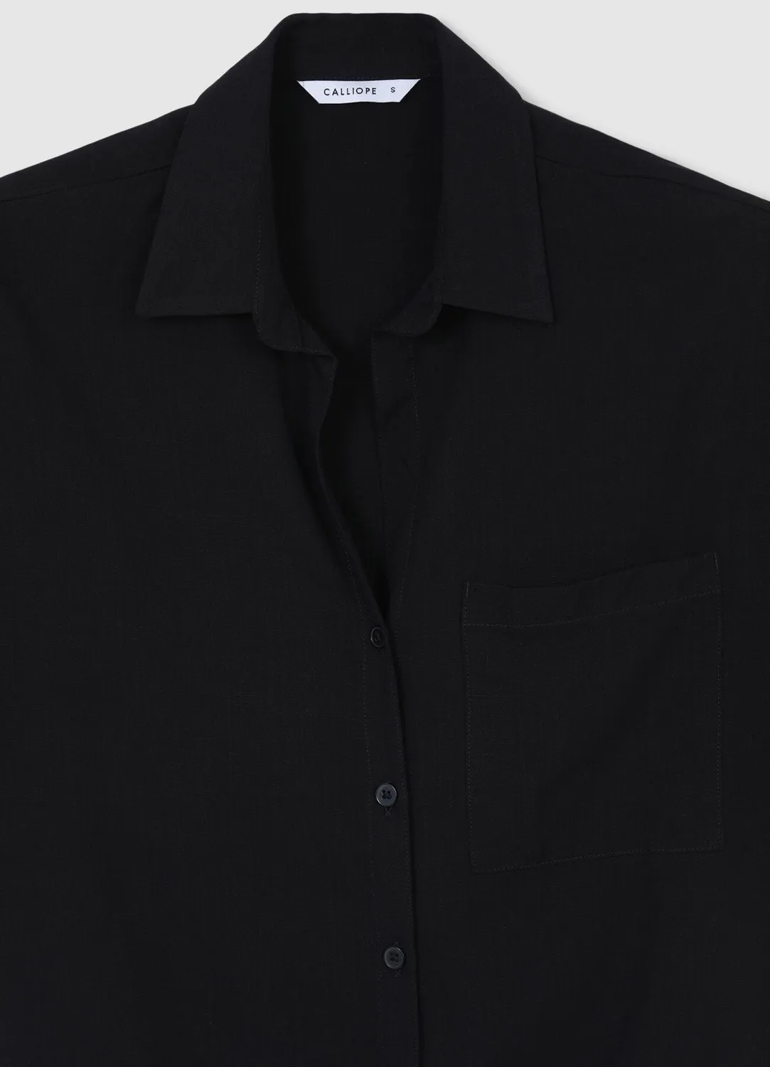 Calliope chemise nouée manches courtes femme