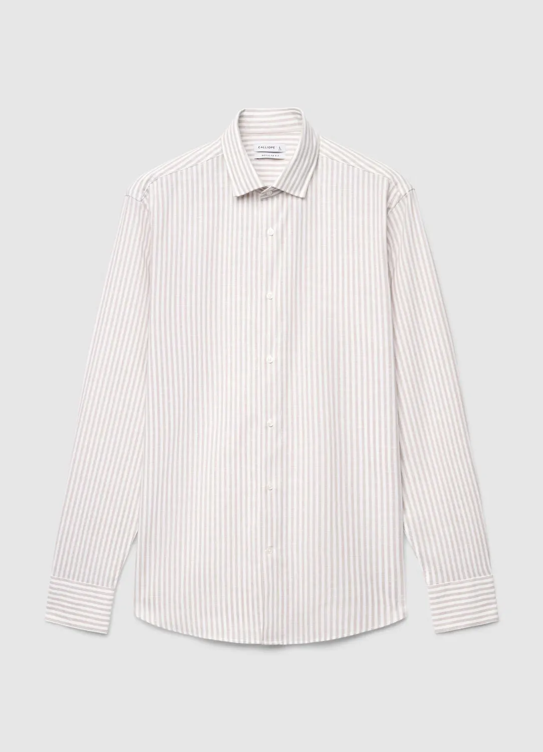 Calliope Chemise rayée homme regular manches longues