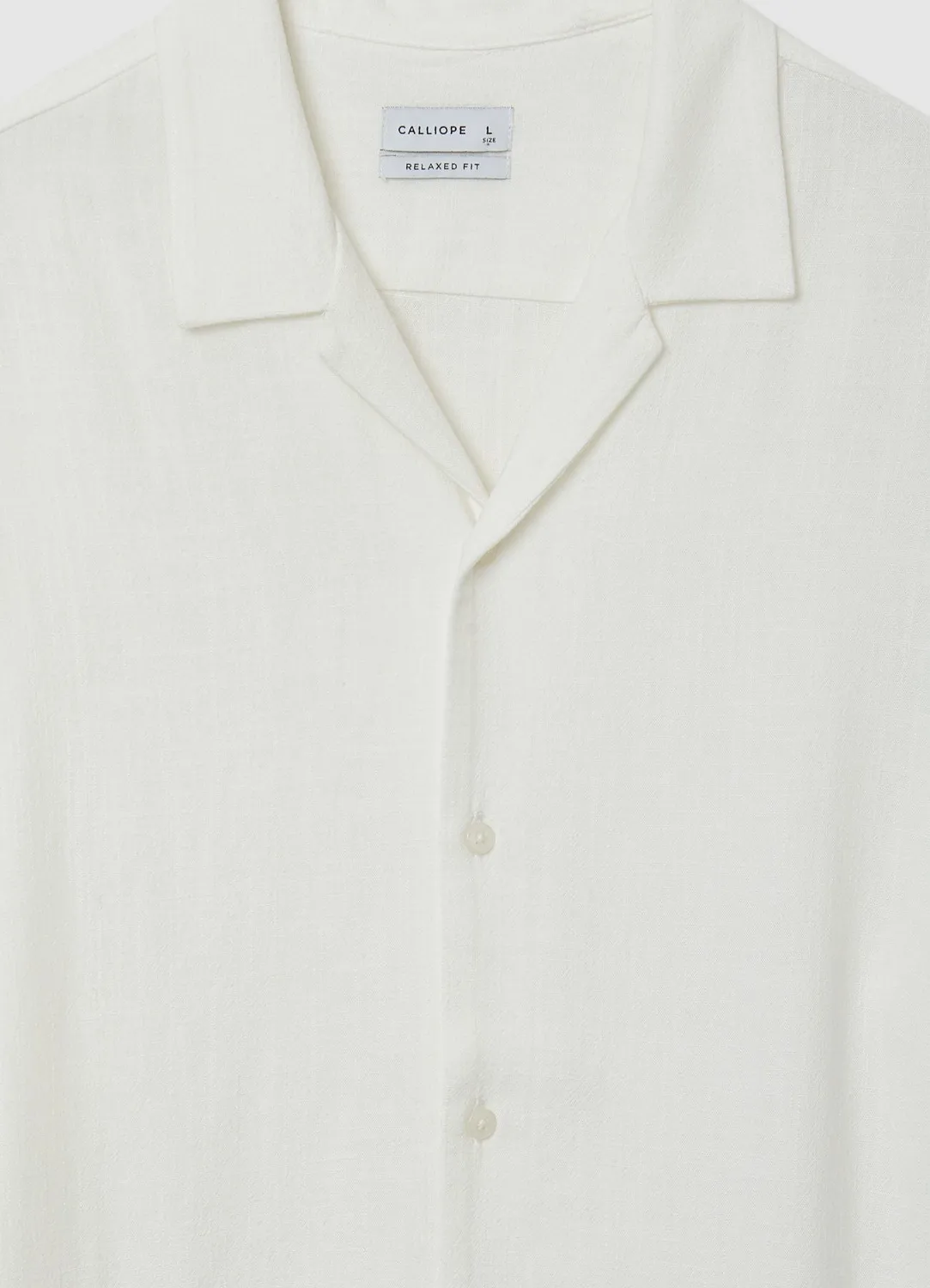 Calliope Chemise bowling homme lin manches courtes