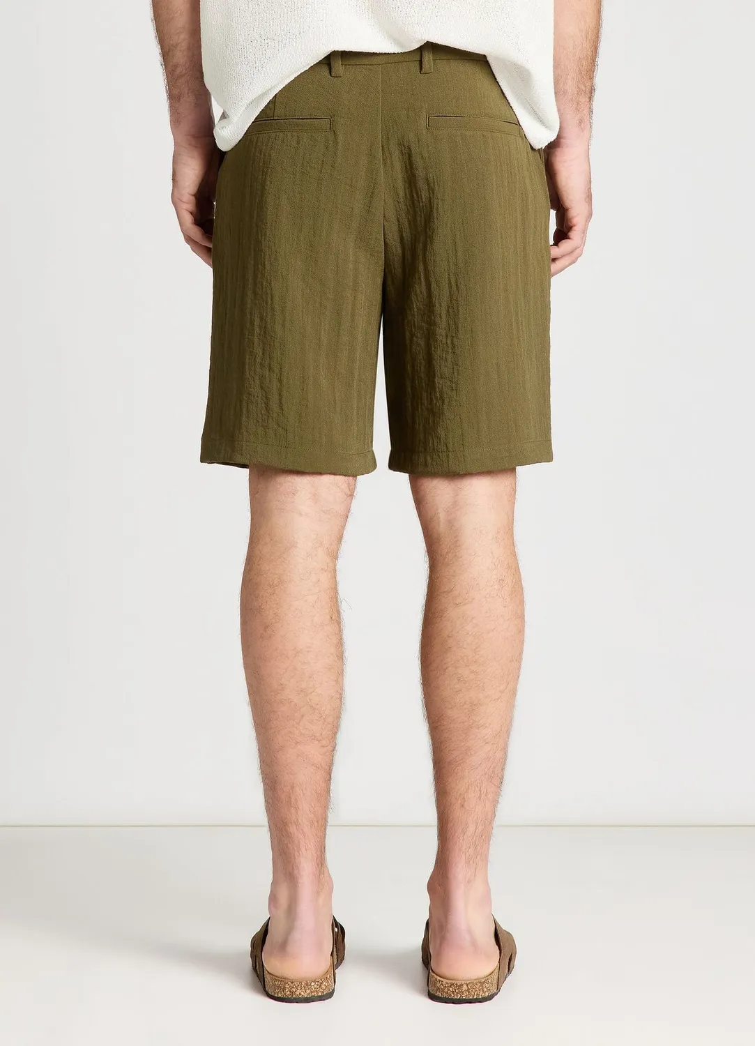 Calliope Short chino homme effet froissé
