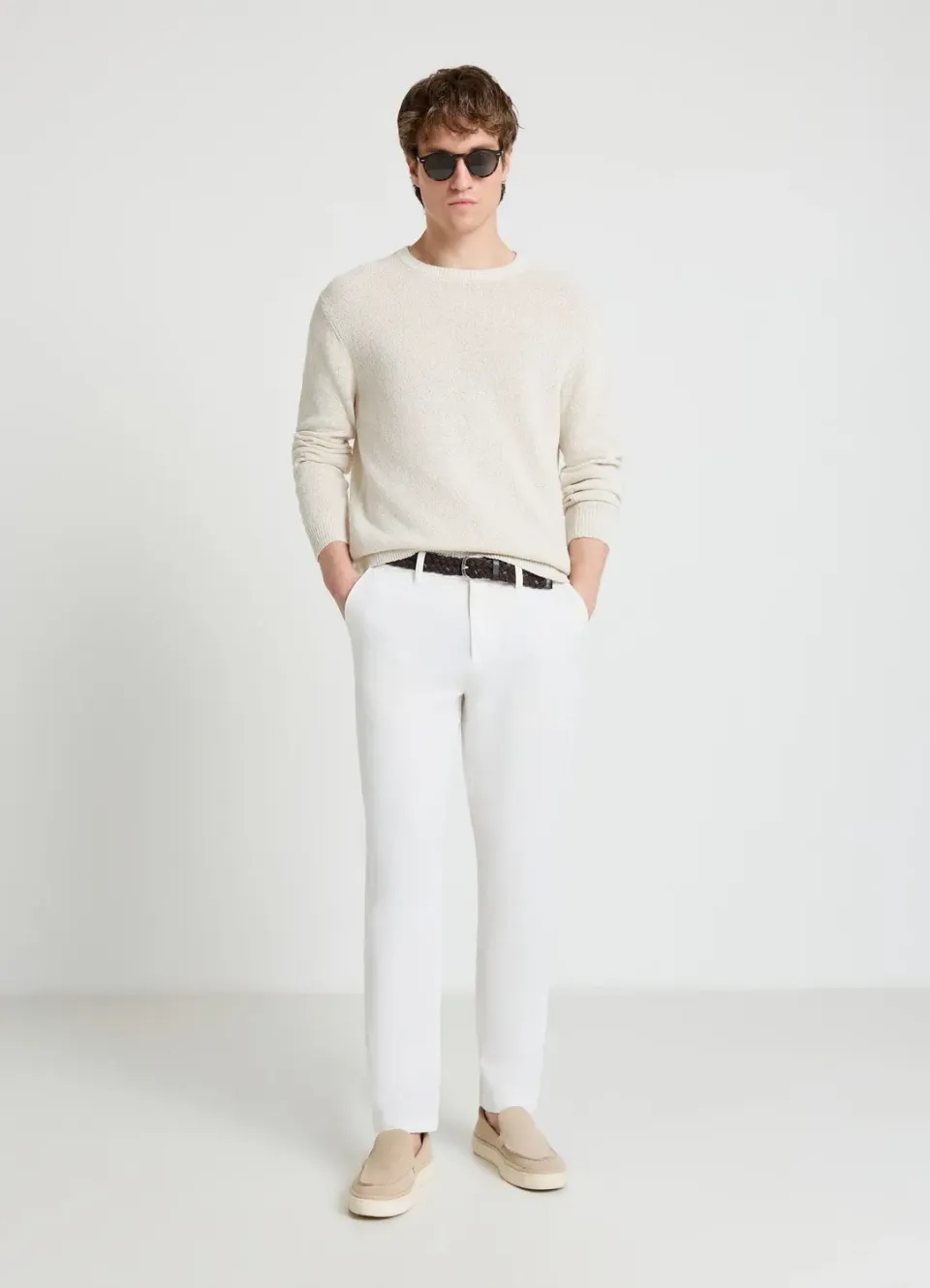 Calliope Pantalon chino homme lin regular