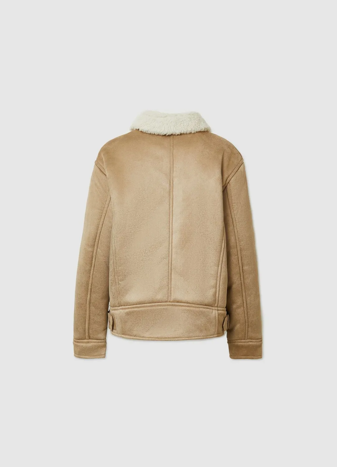 Calliope blouson effet mouton col boucle homme