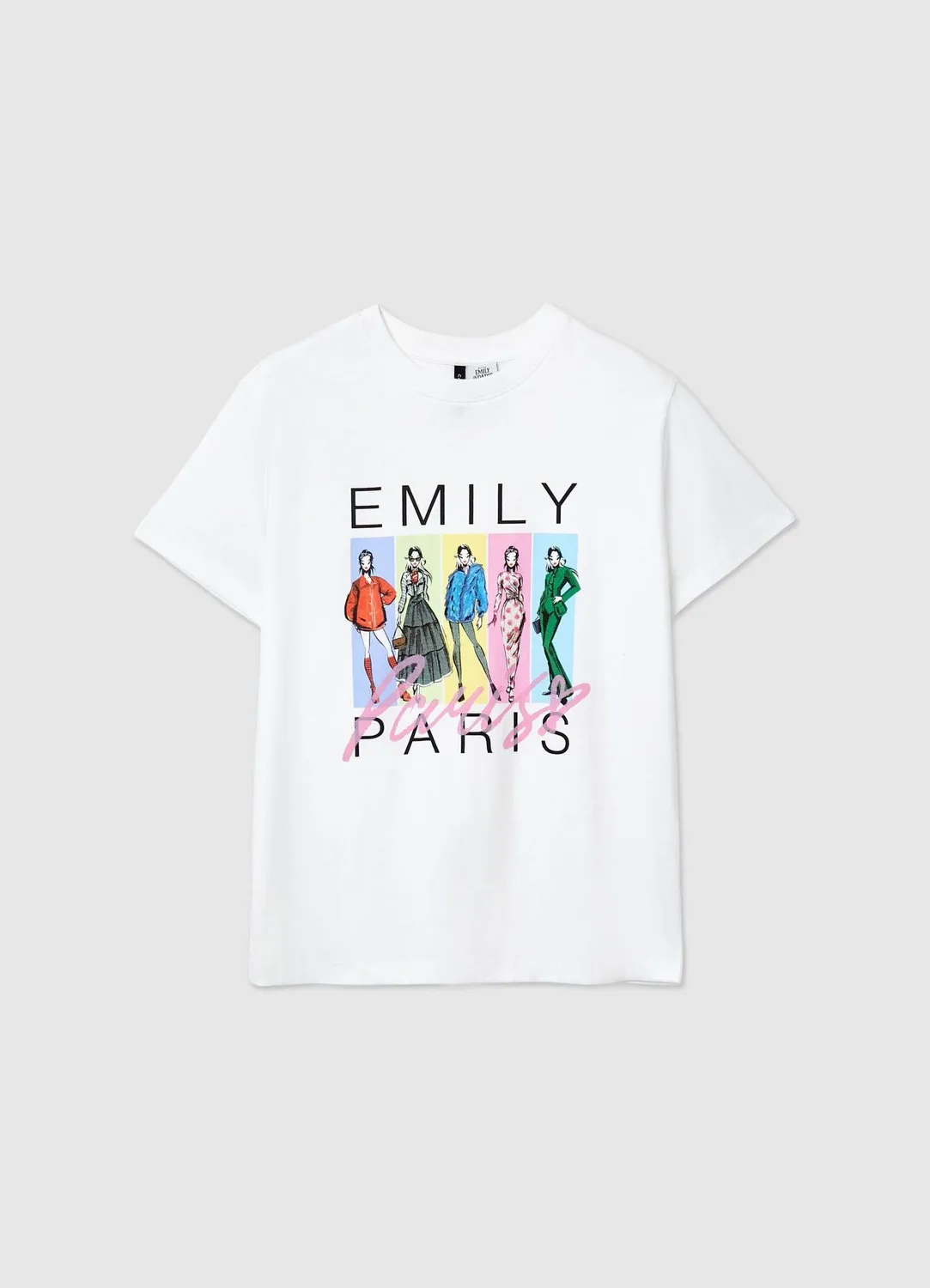 Calliope t-shirt Emily in Paris imprimé femme
