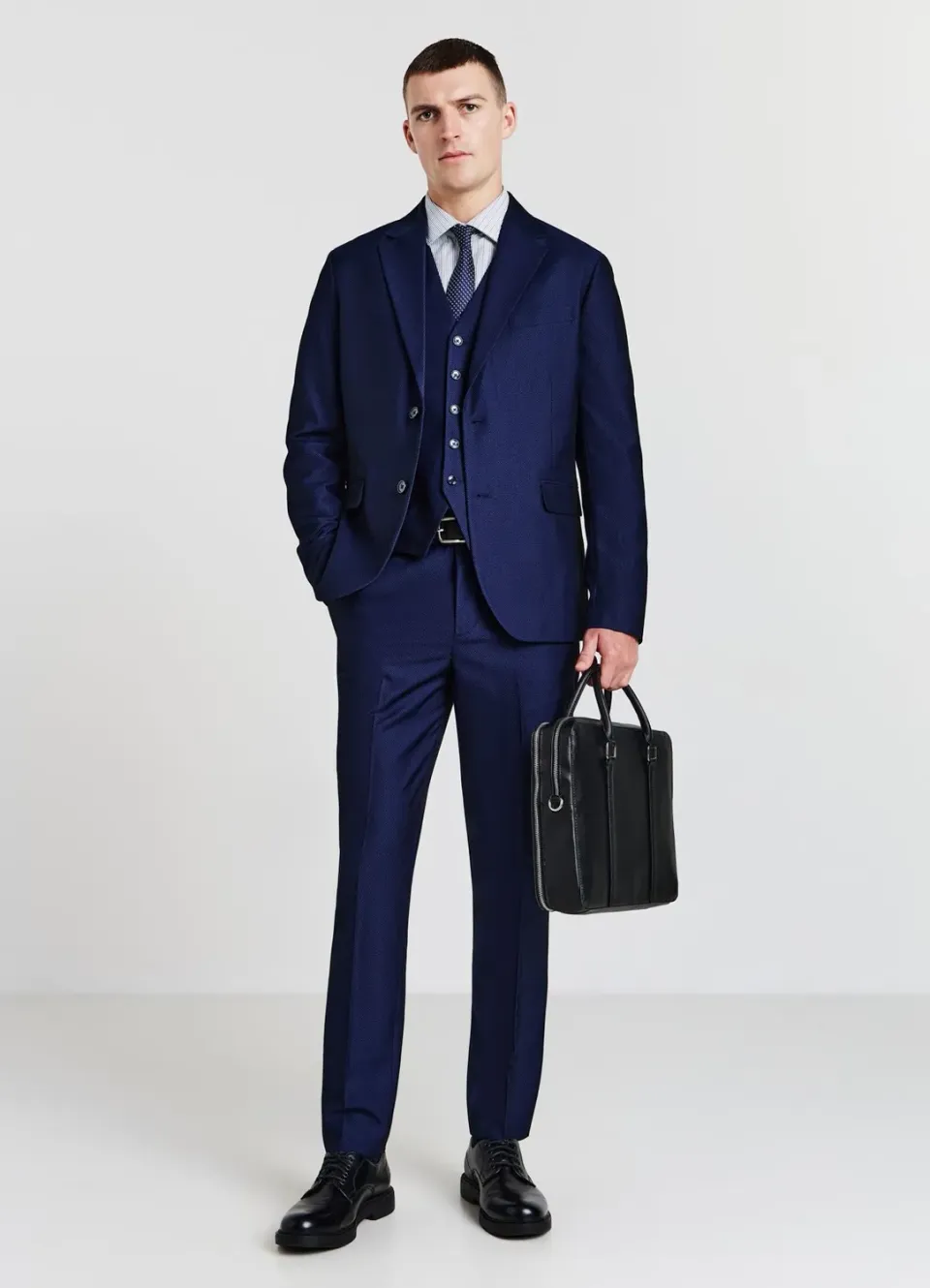 Calliope Veste homme 2 boutons unie bureau